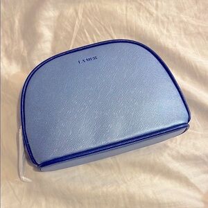 La Mer Metallic Makeup Pouch Clutch